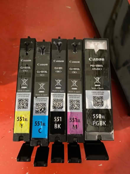 Photo of free Canon Pixma 551 Printer cartridges (Coleford) #2