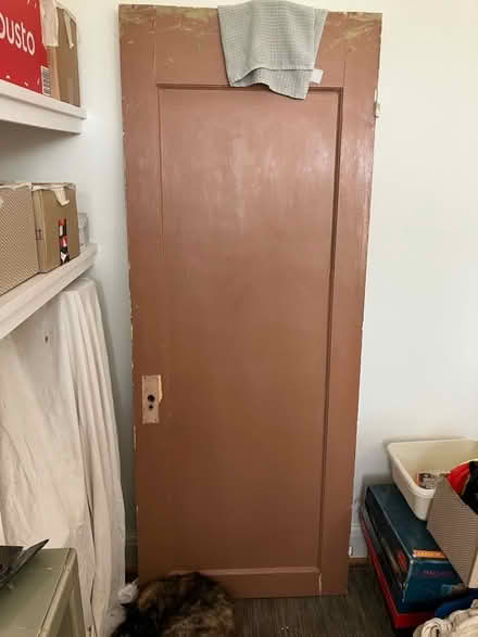 Photo of free 1930s Door for renovation (North Hinksey OX2) #1