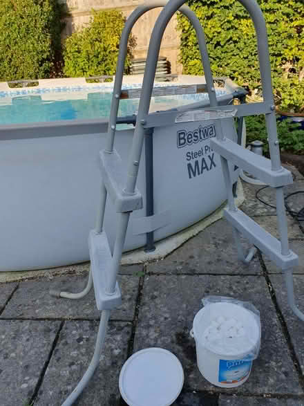 Photo of free Pool steps/chlorine (South Chailey Lewes) #1