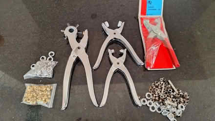 Photo of free Eyelet punches and assorted eyelets (Horsell GU21) #1