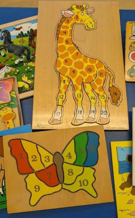 Photo of free Children's wooden puzzles (Santa Clara near Great America) #4