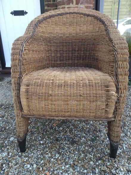 Photo of free Wicker chair, originally from John Lewis. (Sedlescombe Street TN33) #1