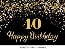 Photo of 40th birthday decoration (Woodhouse S13) #2
