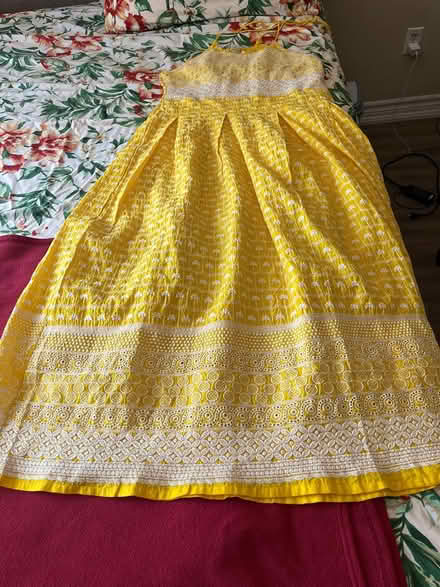 Photo of free Yellow embroidery dress (West view terrace, Oakville) #2