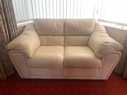 Photo of free 2 x seater leather sofa (Culcheth WA3) #1