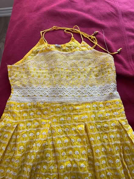 Photo of free Yellow embroidery dress (West view terrace, Oakville) #1