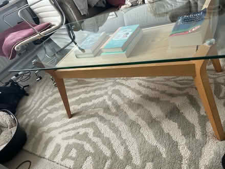 Photo of free Glass top coffee table (GU22) #2