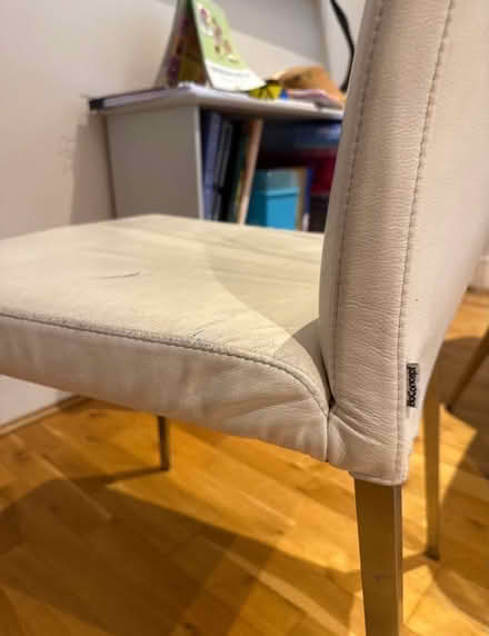 Photo of free bo concept leather dining chair (Belsize Park NW3) #2