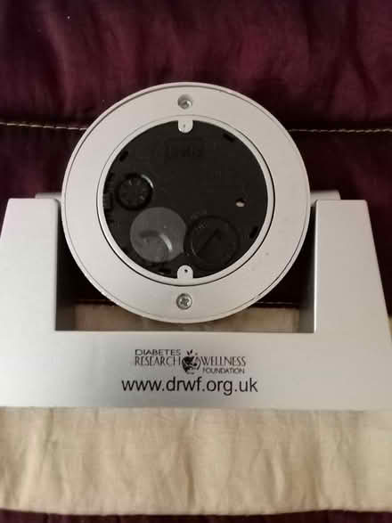 Photo of free Small clock in silver (Tonbridge) #2