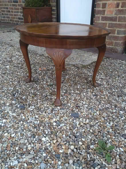 Photo of free Pie crust wooden table. (Sedlescombe Street TN33) #2