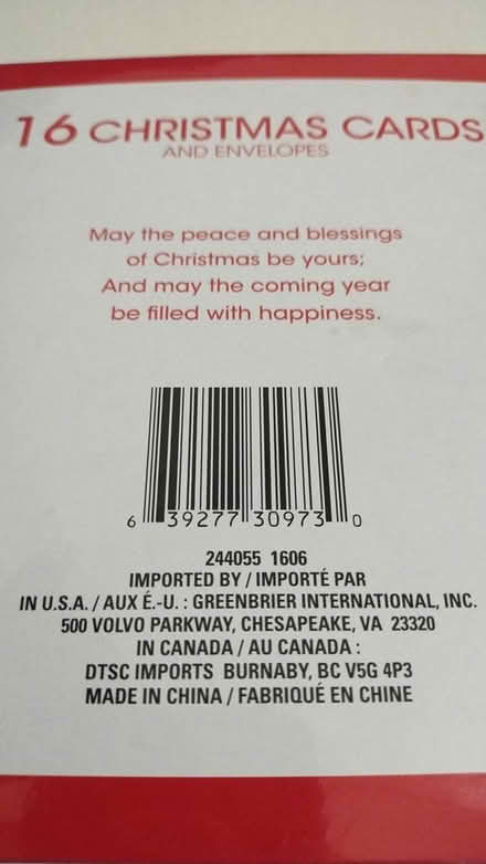 Photo of free Santa Christmas cards (Allen) #2