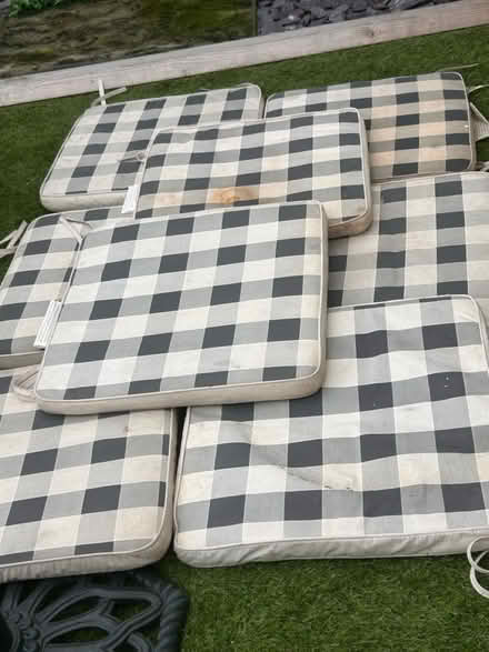 Photo of free Out door tie on chair cushions (Chaddesden) #1