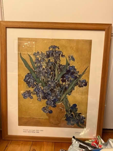 Photo of free Two large frames with posters by Van Gogh (Belsize Park NW3) #2