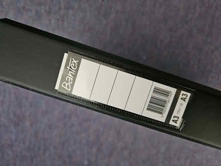 Photo of free Black A3 ring binder with plastic sleeves (Radford Semele CV31) #1