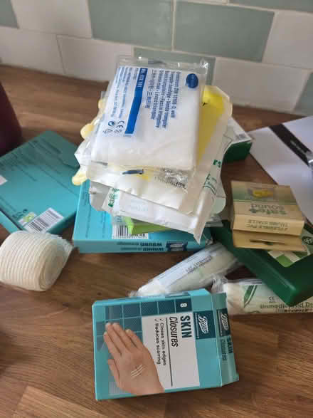 Photo of free Bundle of out of date 1st aid items (Holmer Green HP15) #1