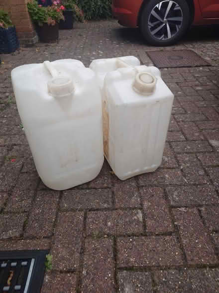 Photo of free Two large water containers for camping etc good condition (Castle MK40) #1