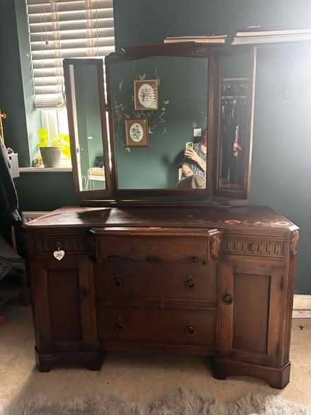 Photo of free Dark wood dresser (Chellaston, Derby) #2