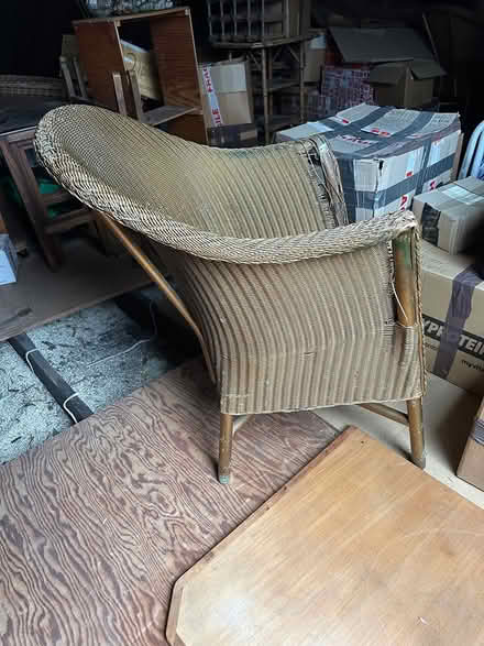 Photo of free 2 damaged LLOYD LOOM chairs (Finsbury Park N4) #1