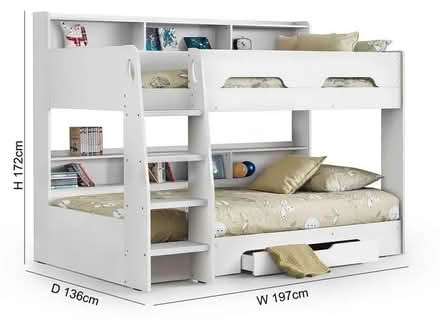 Photo of free Bunk beds with inbuilt bookshelves (Western Park LE3) #2