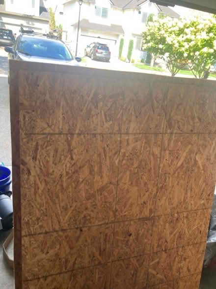 Photo of free 2 sheets of OSB /chip board (Tigard near high school) #1