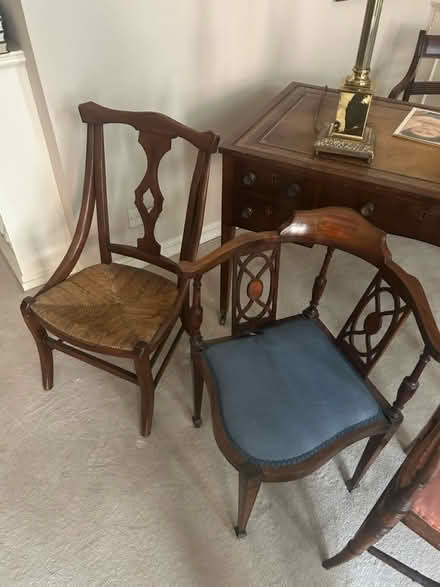 Photo of free Antique chairs (W8 (Kensington)) #1