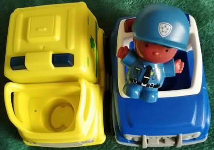 Photo of free Two toddler emergency ovehicles (Worcester) #1
