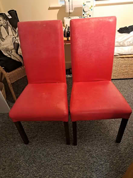 Photo of free Two dining chairs (Eastbourne BN21) #1