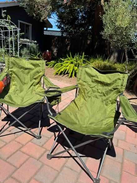 Photo of free Two REI foldable camp chairs (Cherry Chase Sunnyvale) #1