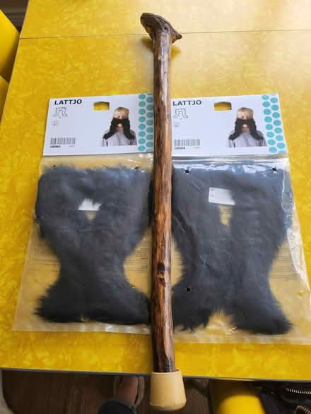 Photo of free Halloween mustaches and cane (Maple Leaf / Northgate) #1