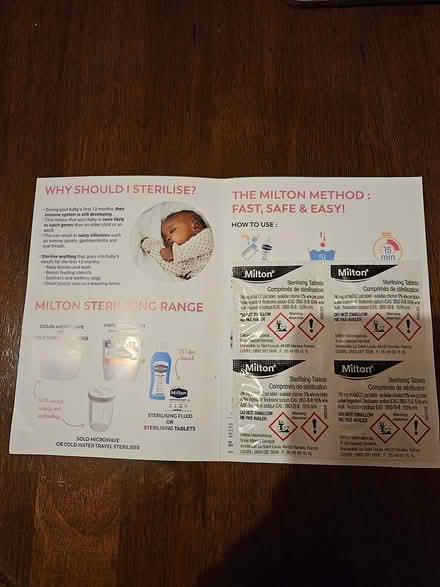 Photo of free Sterilising Solution for baby x4 (Morecambe LA4) #2