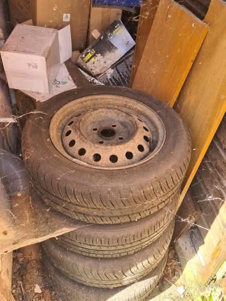 Photo of free 4 wheels (Rowhedge CO5) #1