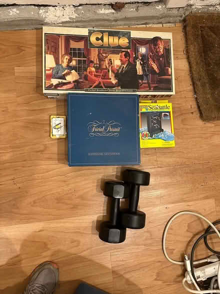 Photo of free games and 5 lb dumbbells (Arlington Center) #1