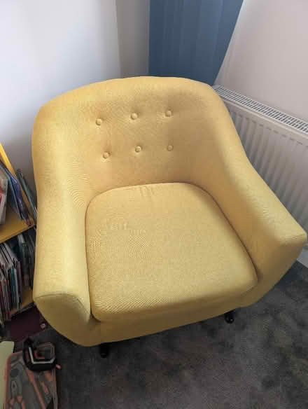Photo of free Mustard Armchair (DA13) #1