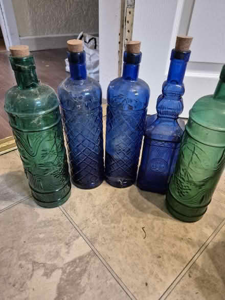 Photo of free Coloured glass bottles (Dunfermline KY11) #1