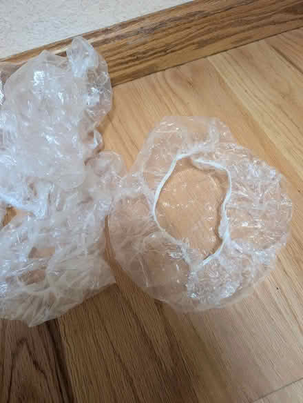 Photo of free Plastic shower caps (Cupertino/Saratoga border) #1