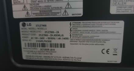 Photo of free LG plasma tv 37 inch (L35) #1