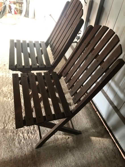 Photo of free Folding garden chairs (Chesham HP5) #2