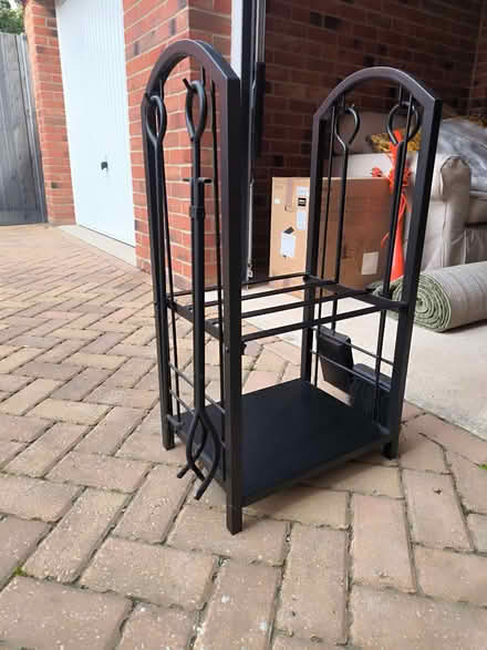 Photo of free Fireplace Wood Holder and Tools (Sawbridgeworth CM21) #2