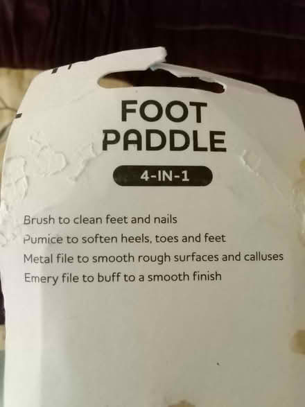 Photo of free Foot care brush, pumice, file x2 (Tonbridge) #4