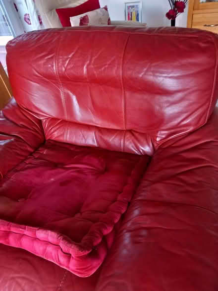 Photo of free leather three piece (Spixworth NR10) #3