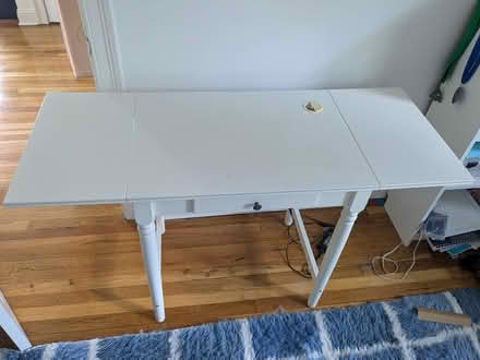 Photo of free White IKEA desk (Jamaica Plain) #1