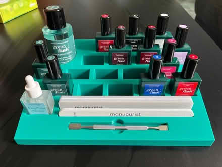 Photo of free Manicurist Green nail polish stand (Lode, CB25 NorthEast Cambridge) #1