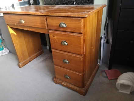 Photo of free Wooden desk (Nettlestead ME18) #1