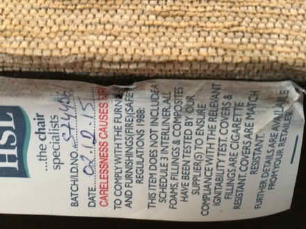 Photo of free HSL 2 seater Sofa/Chaise Longue (Goffs Oak EN7) #1