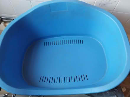 Photo of free Dog basket medium size, hard plastic (Sowerby HX6) #1