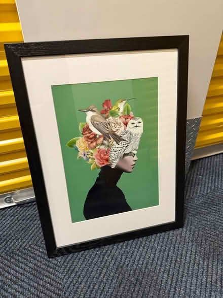 Photo of free Woman in bird hat framed print (South Slope) #1