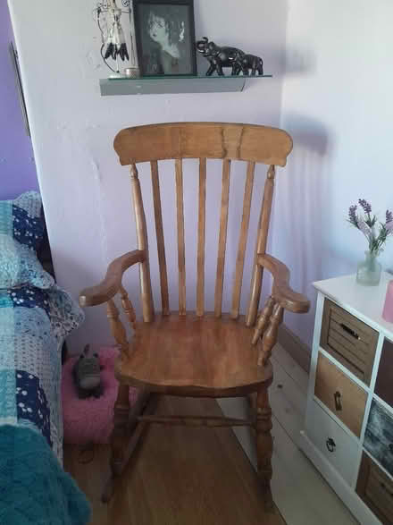 Photo of free Antique rocking chair (East Wall Dublin3) #1