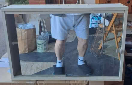 Photo of free Bathroom cabinet with mirrored sliding doors (Little Chalfont HP6) #1