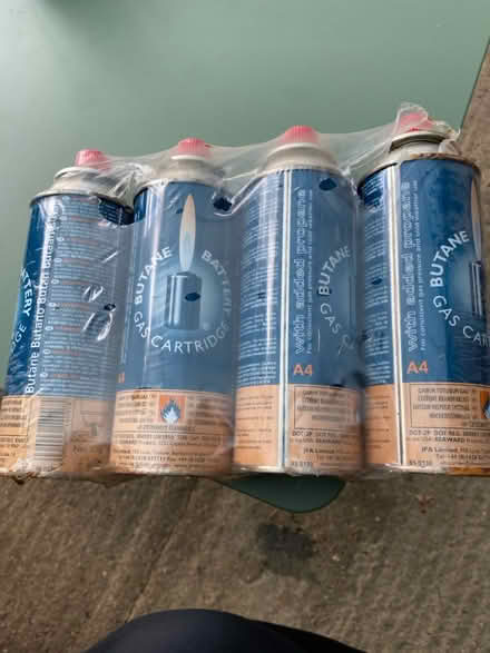Photo of free Butane gas cartridges 4 (Hollybush Welwyn Garden City) #1