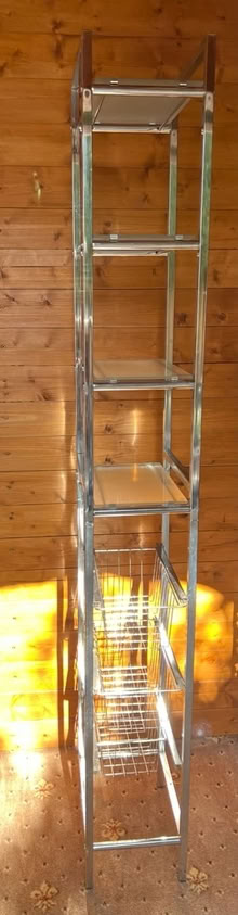 Photo of free Metal rack with glass shelves (Twickenham TW2) #1